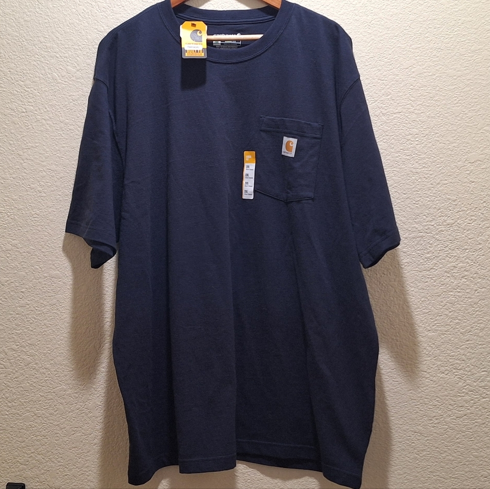 Carhartt Men's Navy Short Sleeve Tee